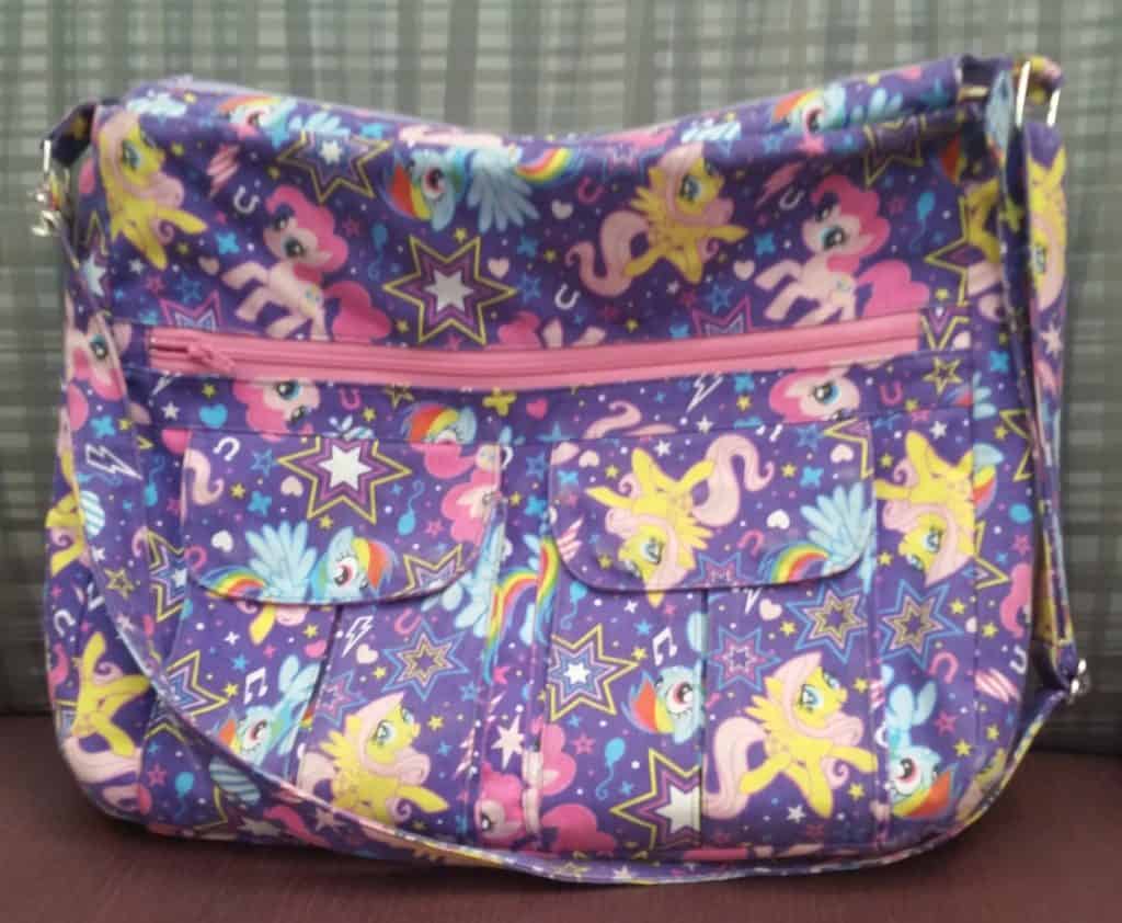 DIY school mesenger bag